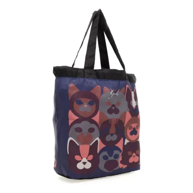 Gabs PRINTED NYLON FABRIC SHOPPING BAG