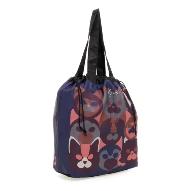 Gabs PRINTED NYLON FABRIC SHOPPING BAG